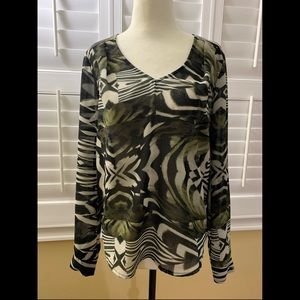 PJK Patterson J Kincaid Print Blouse
